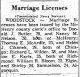 Marriage Announcement for Helen CIKANEK and Thomas MCARDLE Marriage Announcement for Helen CIKANEK and Thomas MCARDLE